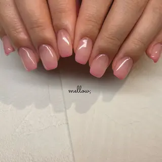 ネイル mellow:ｸﾙﾐ ﹡˖˟༝🎀˖˟ ༝のネイルデザイン