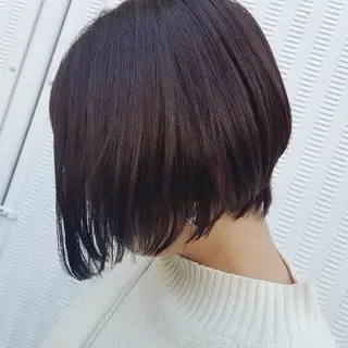 ショート 🙃 透明感カラー/ボブのヘアスタイル