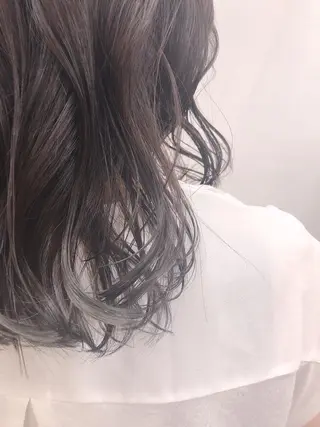 セミロング カラー 🍀失敗しない 縮毛矯正熊谷竜馬🍀のヘアスタイル