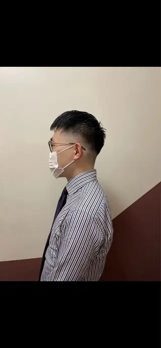 ショート メンズ 萩森 龍也のヘアスタイル