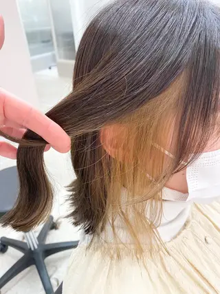 カラー 髪質改善 ヒデのヘアスタイル