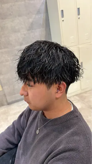 パーマ メンズ _WHITE鳳店所属・_WHITE /藤田唯生のヘアスタイル