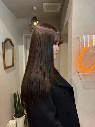 ロング カラー 透明感カラー🫧🎀 まりなのヘアスタイル