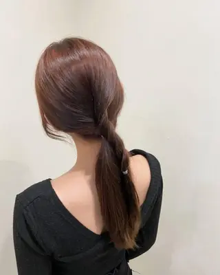 ロング ヘアアレンジ ワタナベ リリコのヘアスタイル