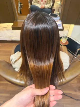 ロング 西浦 智也のヘアスタイル