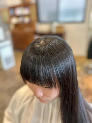 パーマ Julia🖤 縮毛矯正🌬️🩵のヘアスタイル