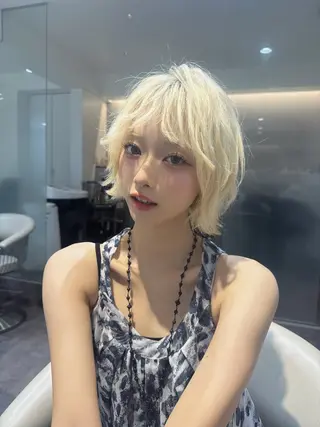 ショート カラー 💎透明感カラー特化 💎TAISEIのヘアスタイル