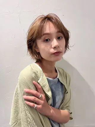 ショート 小林 莉菜のヘアスタイル