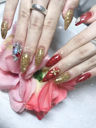 ミディアム ネイル 《LB》ラブリエ Nail&eyeのマツエク・マツパデザイン