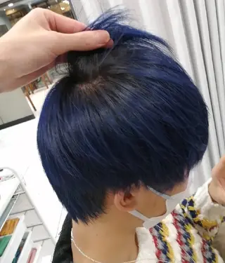 ショート メンズ カラー D/i |Y/no. 〈夜スパ17時〜〉のヘアスタイル