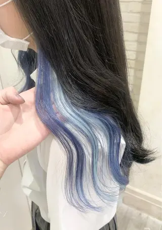 ロング カラー 髪質改善カラー🤍 エクステ✨君島由実子のヘアスタイル