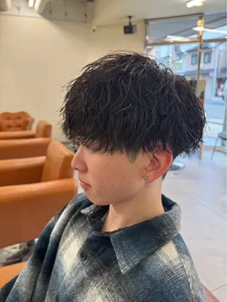 メンズ 京都駅メンズサロン マッシュのヘアスタイル