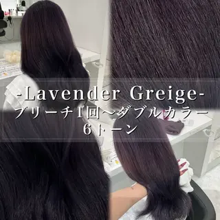 ロング カラー ヘアアレンジ 💓ブリーチ特化 透明感💓あい💓のヘアスタイル