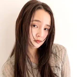 ロング カラー 海外風 ボブ 透明感カラーtowaのヘアスタイル
