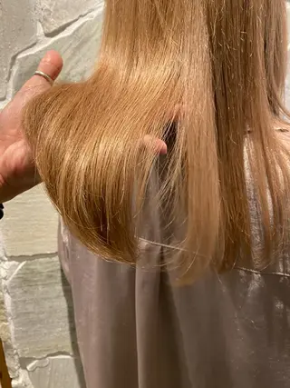 ロング カラー ヨシモトリョウ 髪質改善/美髪のヘアスタイル
