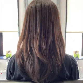 ロング 土本 定ニのヘアスタイル