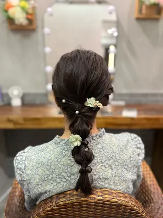 ロング まとまるボブ🌼 アレンジ🌼鴨下穂香のヘアスタイル
