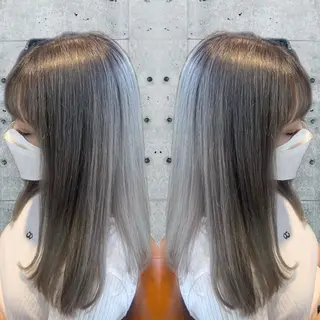 ロング カラー 韓国🇰🇷 ✂︎hair 内田愛のヘアスタイル