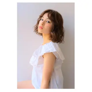 ミディアム chie 。のヘアスタイル