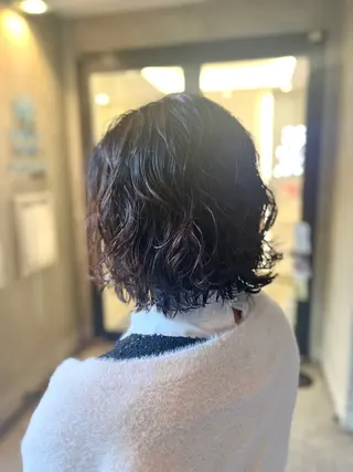 ショート パーマ hayakawa/ 白髪ぼかし・髪質改善のヘアスタイル