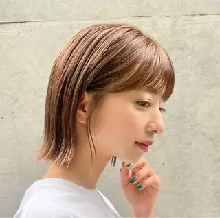 ショート カラー 内野   龍海 / レイヤーカットのヘアスタイル