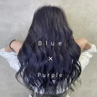 セミロング カラー RIENS♡xrea 山本優舞のヘアスタイル
