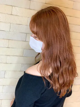 ロング カラー 艶髪レイヤー上田 紗也🇰🇷💗のヘアスタイル