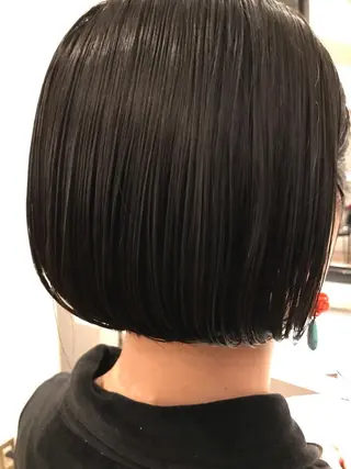 ショート カラー 代官山 ボブヘアーのヘアスタイル