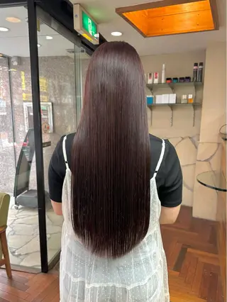 ロング カラー 矢野 晃平のヘアスタイル