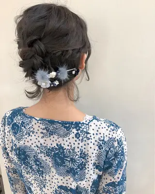 ショート ヘアアレンジ 柳澤 興輝のヘアスタイル