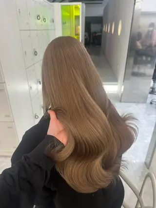 カラー 透明感ベージュ🎀 Anju/渋谷🎀のヘアスタイル