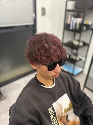 カラー パーマ メンズ COCO .のヘアスタイル