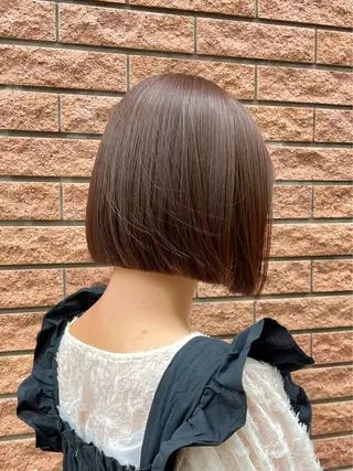 ショート カラー 神戸ボブ✂️ ioe三宮/田 伸佳のヘアスタイル