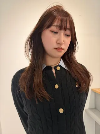 ロング 蘭々/レイヤーカット /ナチュラルヘアのヘアスタイル