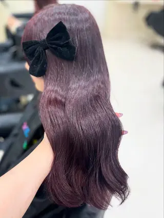 カラー ベージュ・ラベンダー カラー🎀りりのヘアスタイル