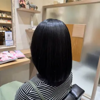 ミディアム 福川優月 /レイヤー /透明感カラーのヘアスタイル