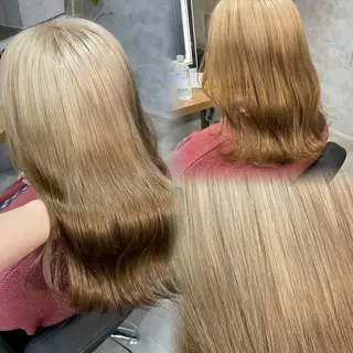 セミロング カラー 透明感カラー/推しカ ラー☁️JURAのヘアスタイル