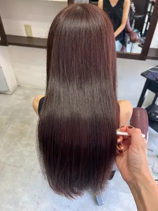 ロング 吉岡 なみのヘアスタイル