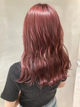 セミロング カラー 透明感カラー🫧 nanohaのヘアスタイル