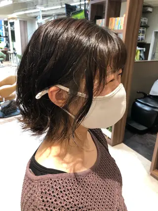 ショート パーマ dogstar小林諒 パーマ/レイヤーのヘアスタイル