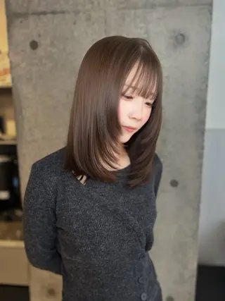 カラー ️💜akari💜 ハイトーン/レイヤーのヘアスタイル