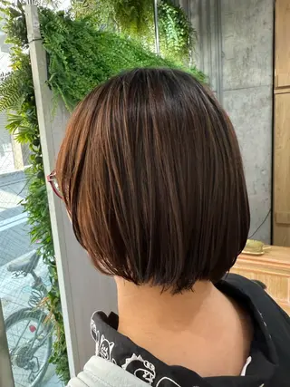 ショート 縮毛矯正/ /関内/あべももこのヘアスタイル