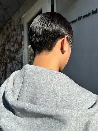 ショート メンズ 中目黒メンズ刈り上げ Harunaのヘアスタイル