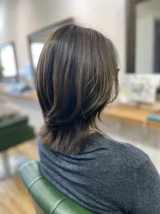 ミディアム 三島 崇嗣のヘアスタイル