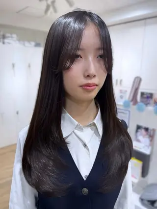 ロング 石井 陽海のヘアスタイル