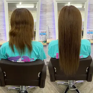 ロング カラー ヘアアレンジ LAVENDIA 初音のヘアスタイル