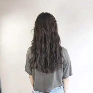 セミロング カラー カラーモデル募集中 美容室ハピスのヘアスタイル