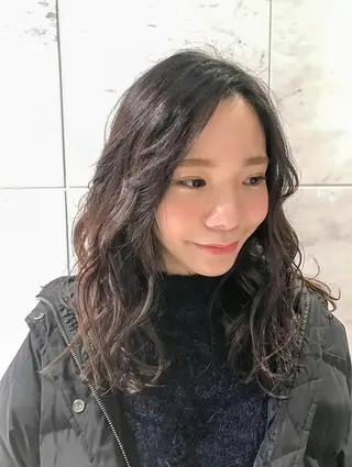 ロング カラー 立石 タテイシのヘアスタイル