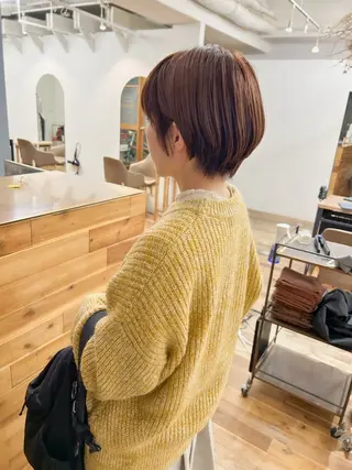ショート 大阪デザインカラー/ カットモデル募集のヘアスタイル