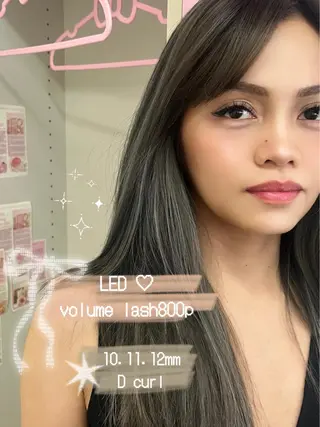 マツエク・マツパ Eyelash salon u'iのマツエク・マツパデザイン